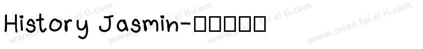 History Jasmin字体转换